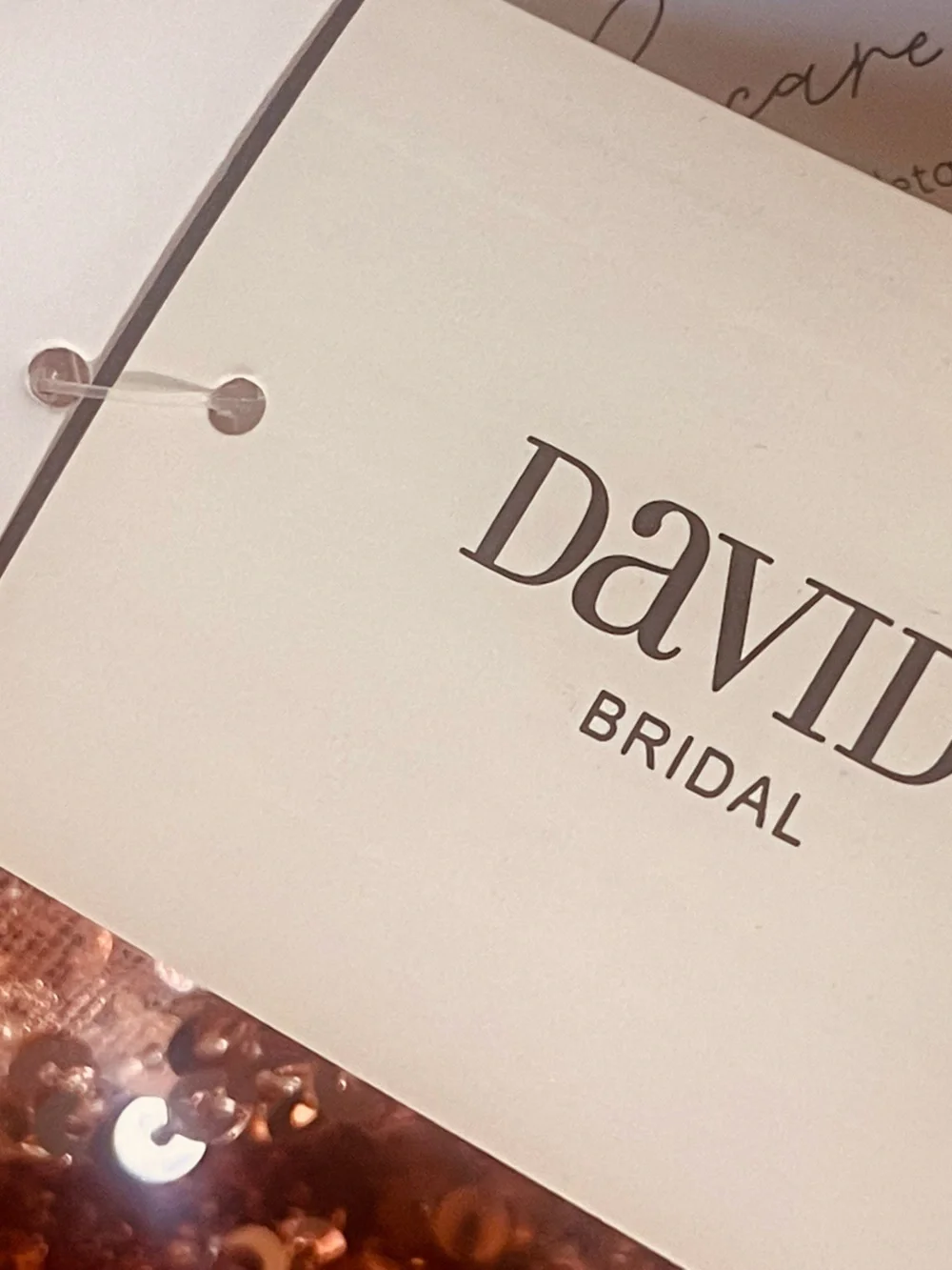 NWT-Jules & Cleo by David’s Bridal, Gold all sequined mini dress. Size 12 - Picture 9 of 12
